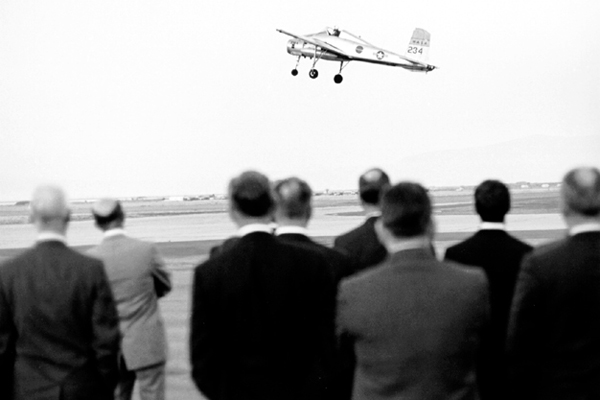 Space History Photo: Bell X-14A VTOL Demonstration